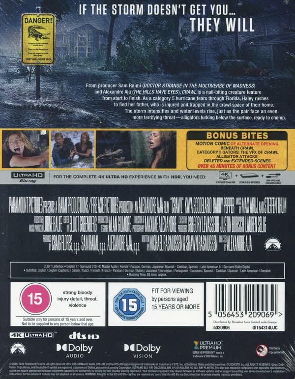 Crawl (4K UHD / Limited Steelbook)