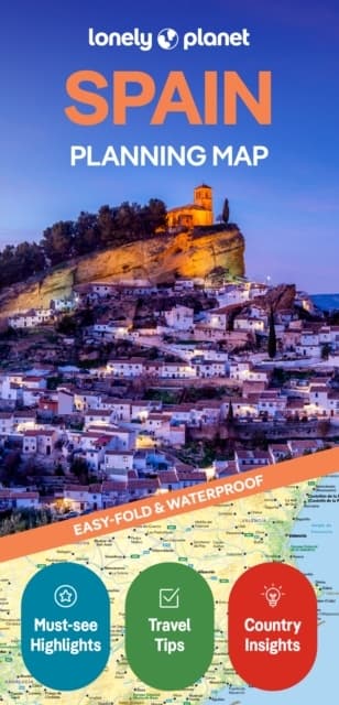Lonely Planet Spain Planning Map (Kirja / Muu)