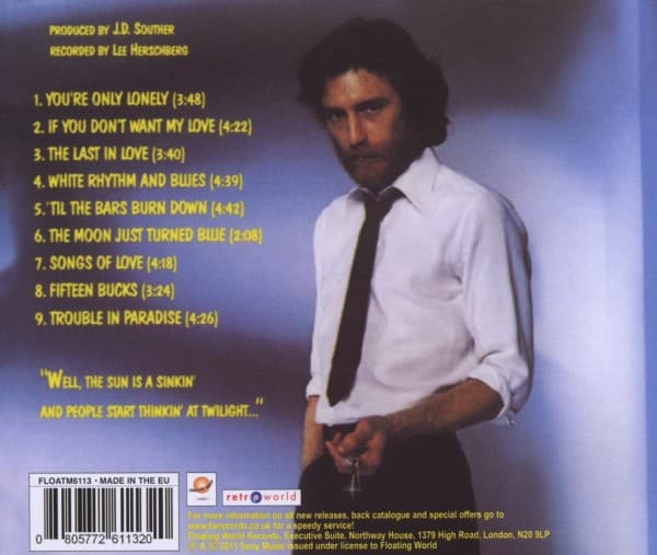 Souther JD: You're only lonely (CD)