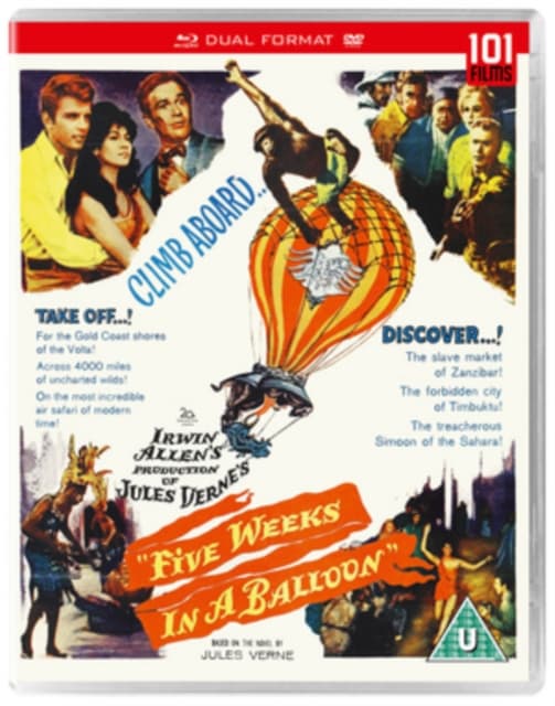 Viisi viikkoa ilmapallossa (2 Blu-ray)
