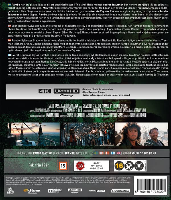 Rambo III / Rambo 3 (4K UHD)