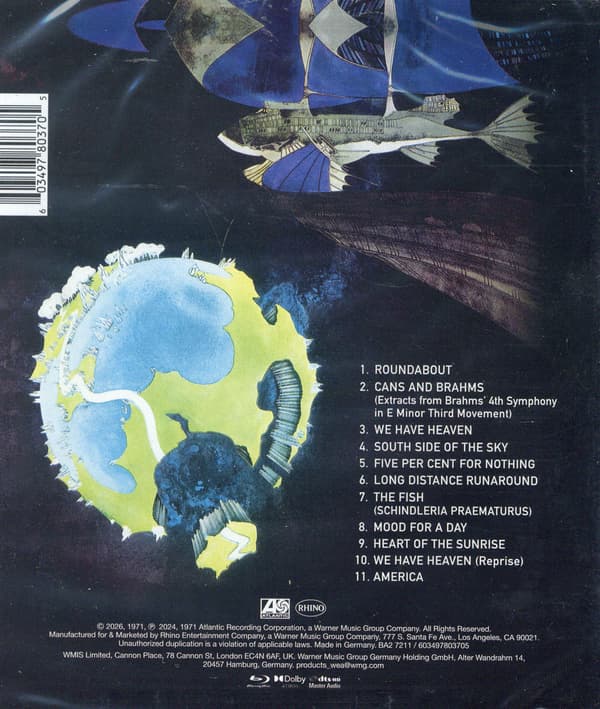 Yes: Fragile (Blu-ray Audio)