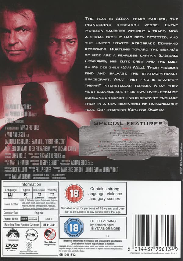 Event Horizon (DVD / Special Edition)