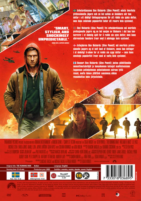 The Running Man (2025) (DVD)