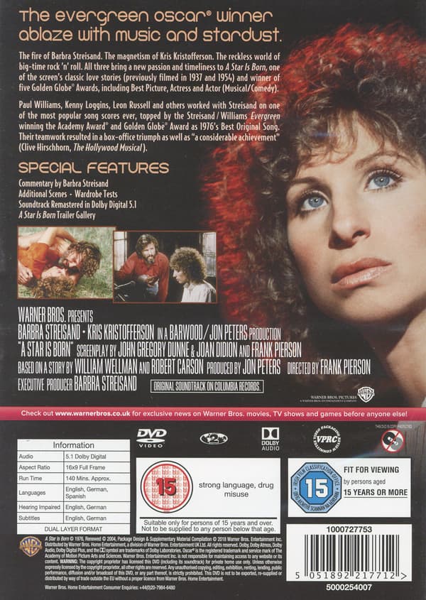 A Star is Born (1976) (DVD)