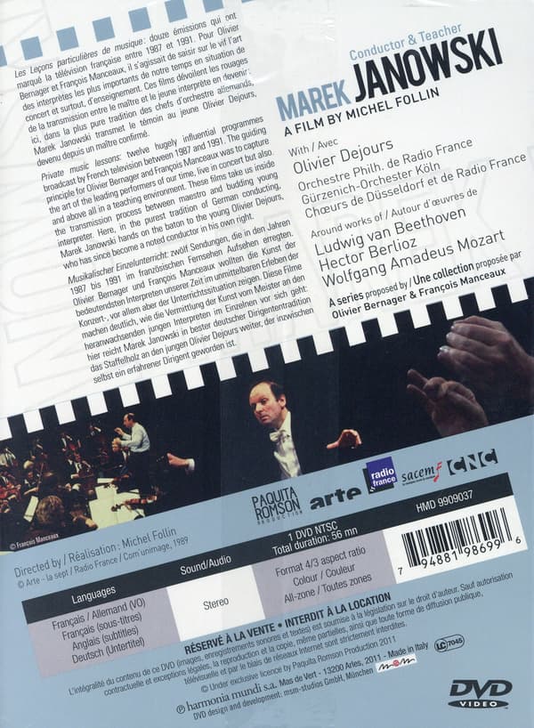 Janowski Marek: Conductor & Teacher (DVD)