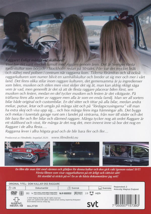 Dom kallar oss raggare (DVD)