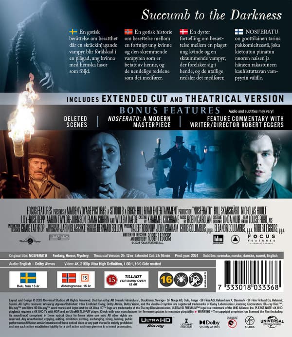 Nosferatu (2024) (4K UHD / Extended Cut)