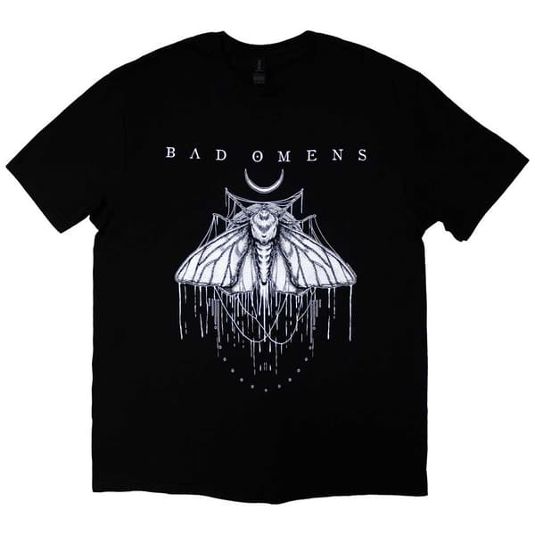 Bad Omens: Unisex T-Shirt/Moth (Sort) (XX-Large)