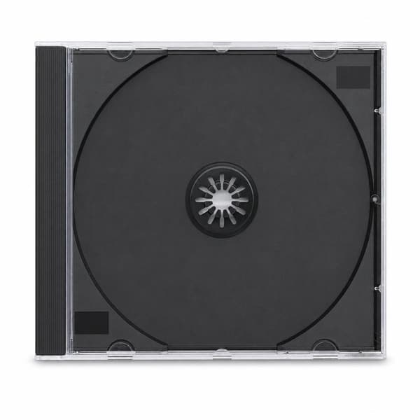 CD-kotelo musta sisäosalla