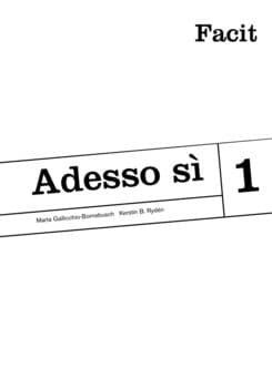 Adesso Sì 1 Facit (Bok / Häftad)