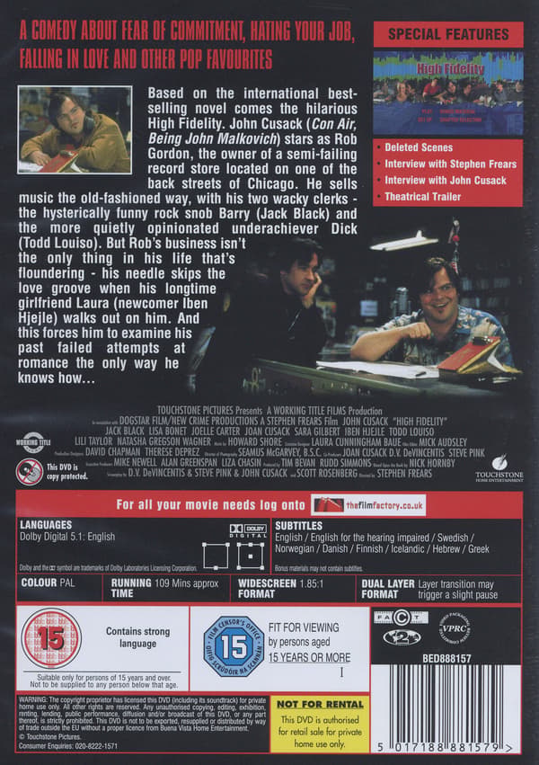 High Fidelity (DVD)