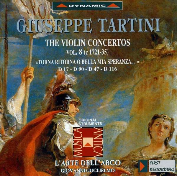 Tartini: Violinkoncerter Vol 8 (CD)