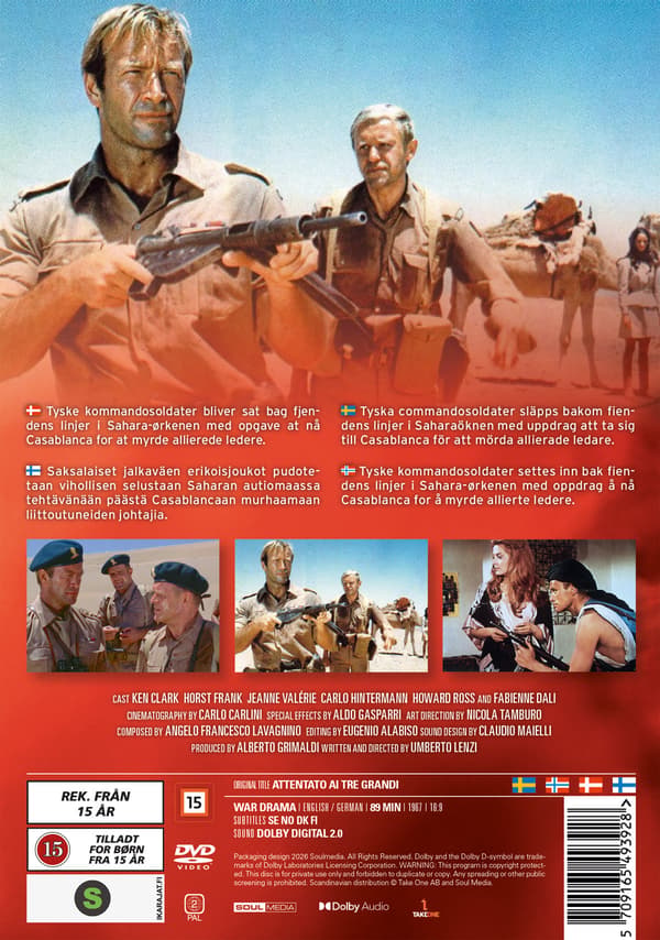 Aavikkoketut / Desert Commandos (DVD)