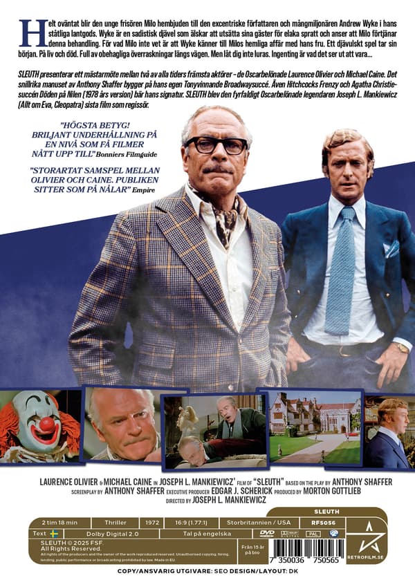 Sleuth - Sporhunden (DVD)