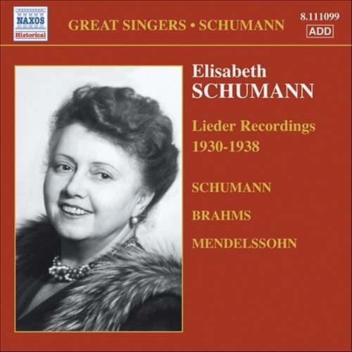 Schumann Elisabeth: Lieder-indspilninger 1930-38 (CD)
