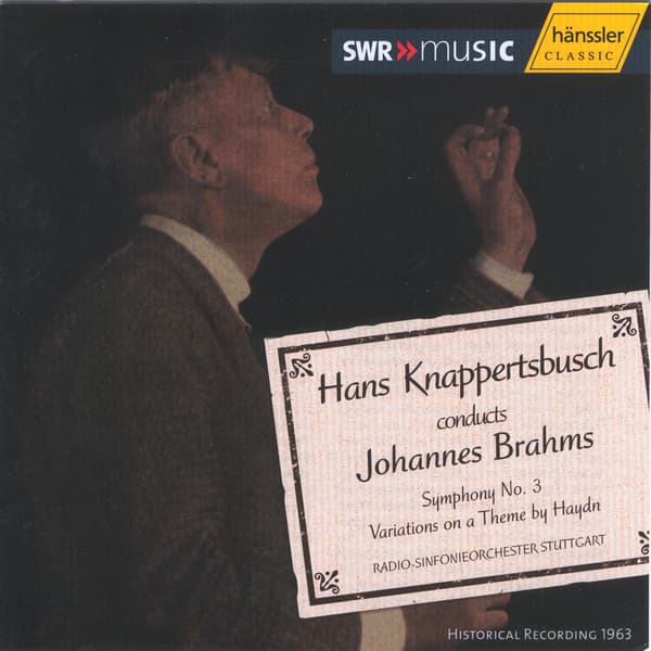 Brahms: Symphony No 3 & Variations On A Theme... (CD)