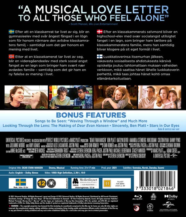 Dear Evan Hansen (Blu-ray)