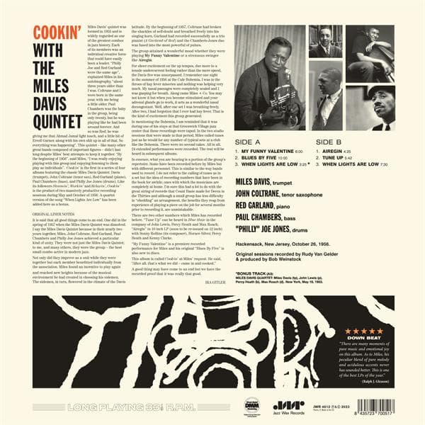 Miles Davis: Cookin' (Vinyl LP)