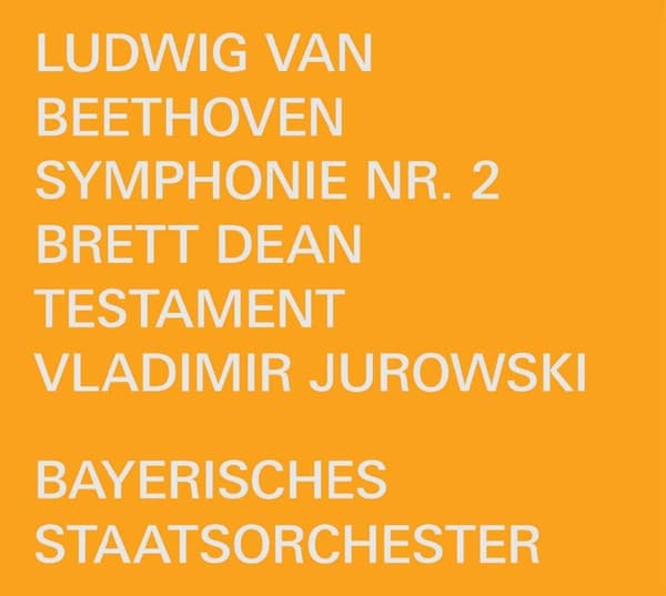 Beethoven: Symfoni nr. 2 (Brett Dean) (CD)