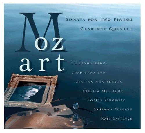 Mozart: Sonate For To Klaverer & Klarinet (CD)