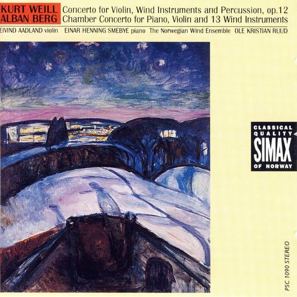 Weill / Berg: Concerto For Violin Wind Instr... (CD)