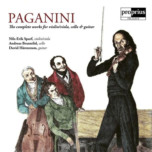 Paganini: Komplette Værker For Violin Cello & Gui. (CD)
