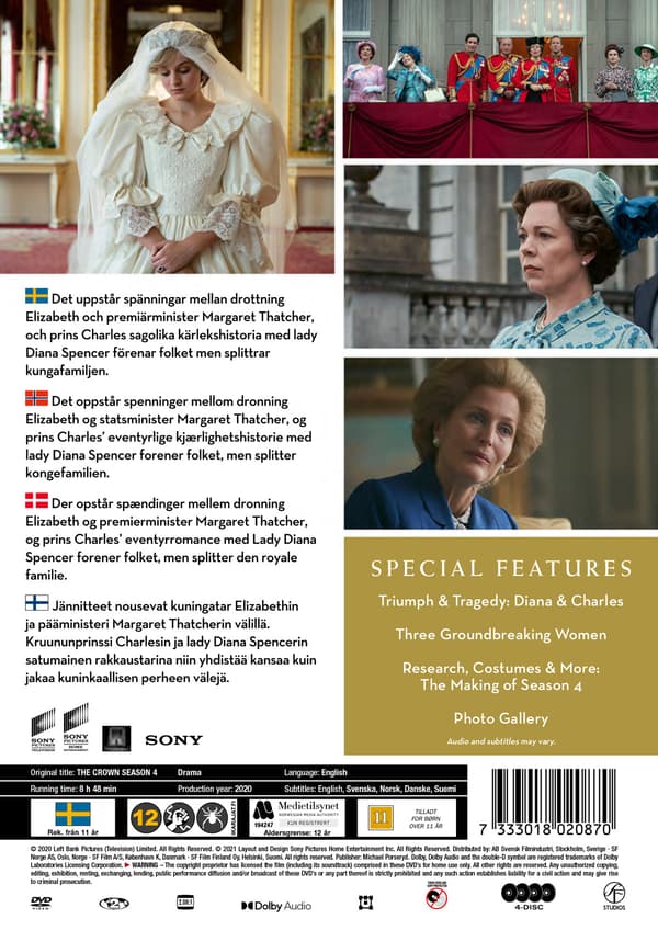 The Crown / Sæson 4 (4 DVD)