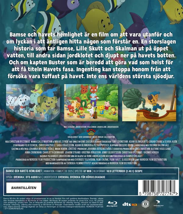 Bamse og havets hemmelighed (Blu-ray)
