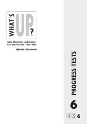 What's Up? 6 (4-6) Progress Tests (5-Pack) (Bok / Häftad)