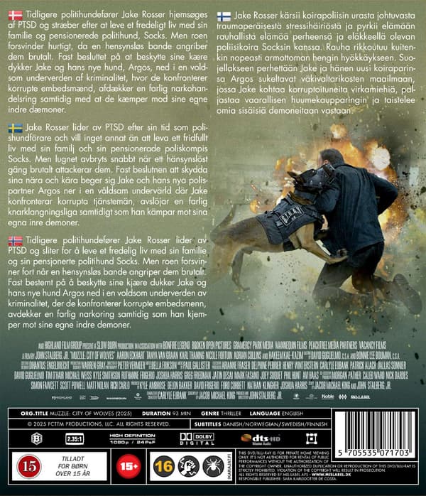 Muzzle: City of Wolves (Blu-ray)