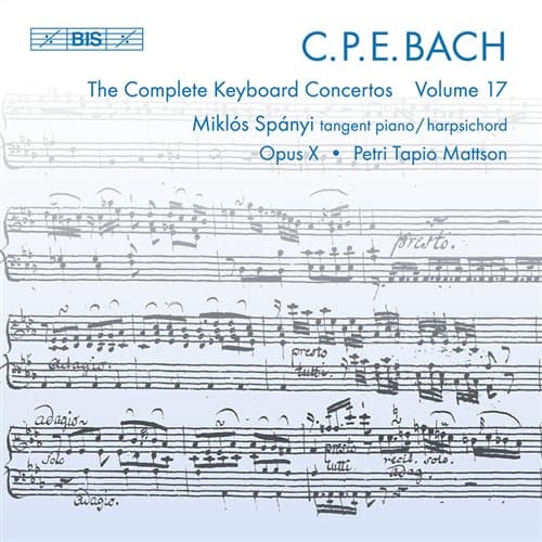 Bach C P E: Klaverkoncerter Vol 17 (CD)