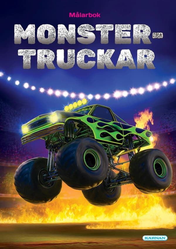 Målarbok Monstertruckar (Bok / Häftad)