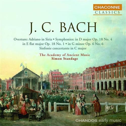 Bach J C: Symfonier 4 & 6 / Symfoni For... (CD)