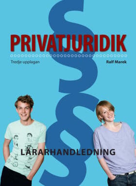 Privatjuridik Lärarstöd (Bok / Spiral)