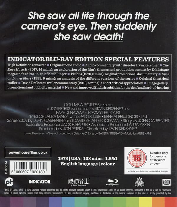 Eyes of Laura Mars (Blu-ray)