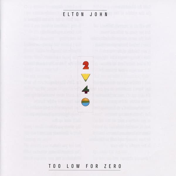 John Elton: Too low for zero 1983 (Rem) (CD)