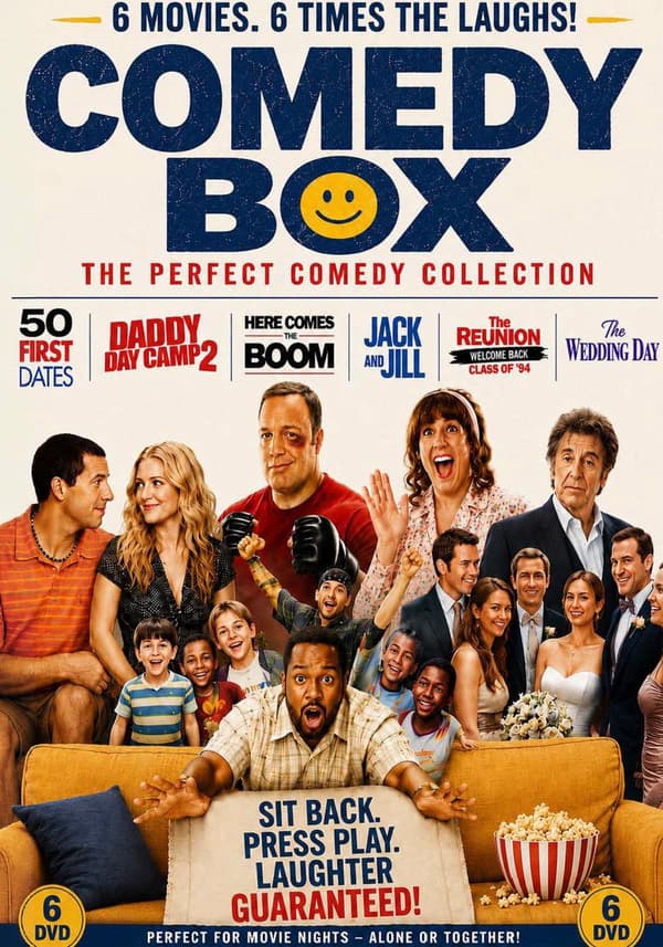 Comedy Box: 6 elokuvaa (6 DVD)
