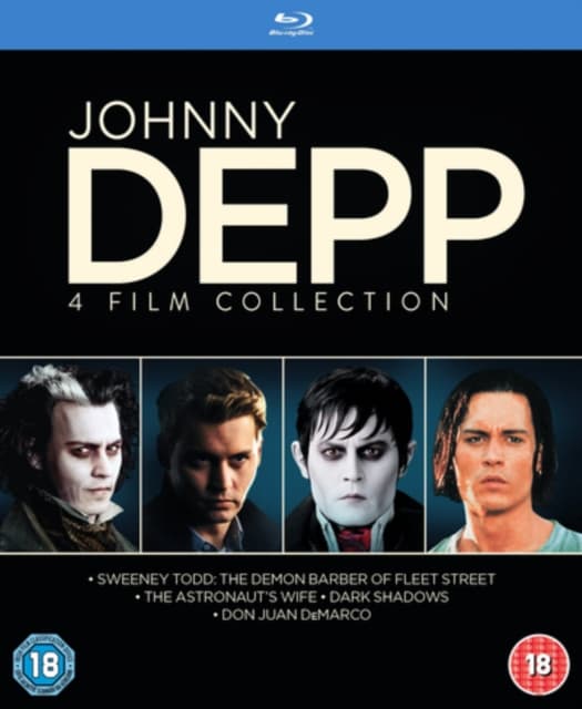 Johnny Depp -kokoelma (4 Blu-ray)