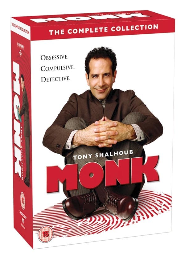 Monk: Koko sarja (34 DVD)