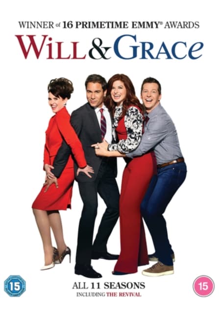 Will & Grace: Koko kaudet 1-11 (39 DVD)