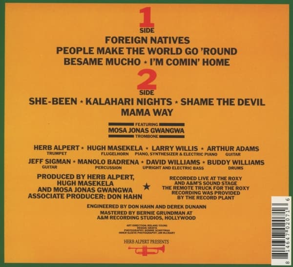 Alpert Herb & Hugh Masekela: Main Event (CD)