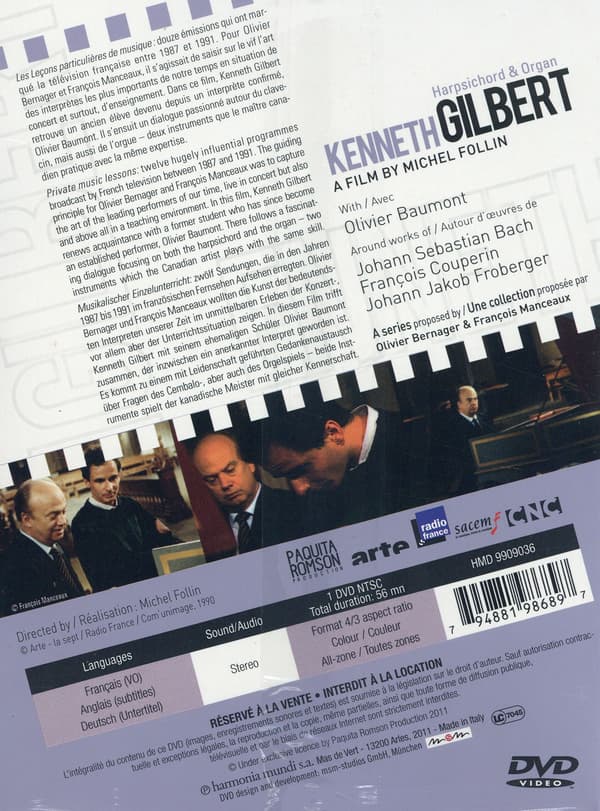 Gilbert Kenneth: Cembalo & Orgel (DVD)