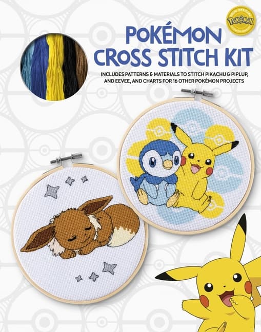Pokémon Cross Stitch Kit (Bok / Häftad)