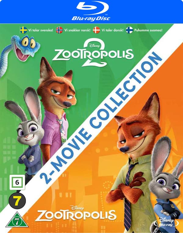 Zootropolis 1+2 (2 Blu-ray)