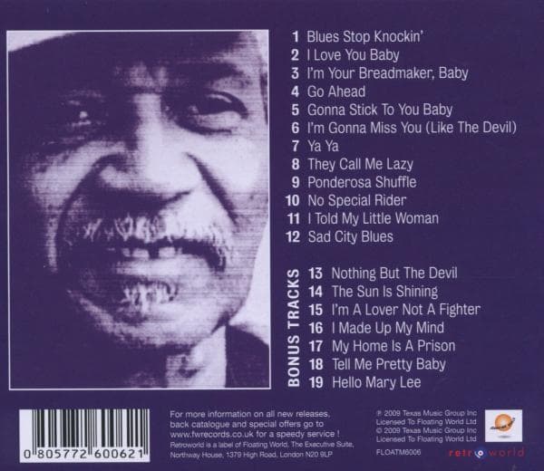 Lazy Lester: Blues stop knockin' 2001 (CD)