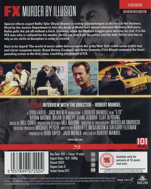 F/X - Dödlig effekt (Blu-ray)