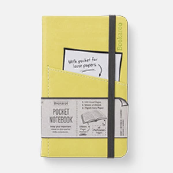 Bookaroo-taskumuistikirja (A6) - Lime (Kirja / Pokkari)