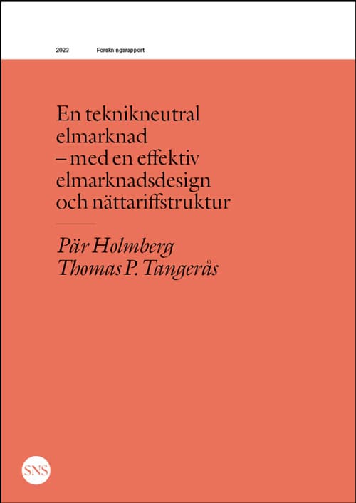 En Teknikneutral Elmarknad (Bok / Häftad)
