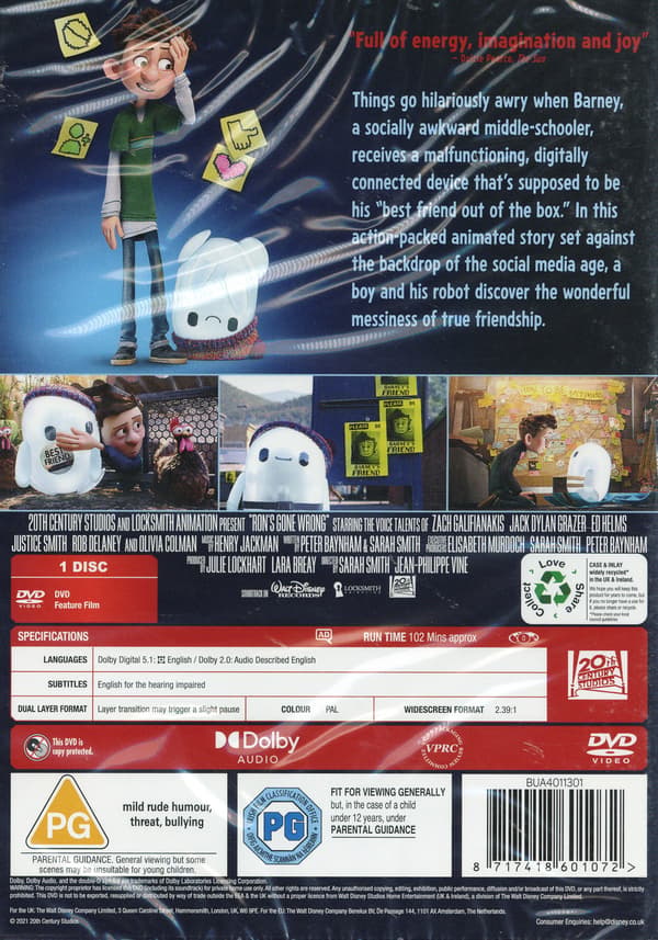 Ron rör om / Ron's Gone Wrong (DVD)